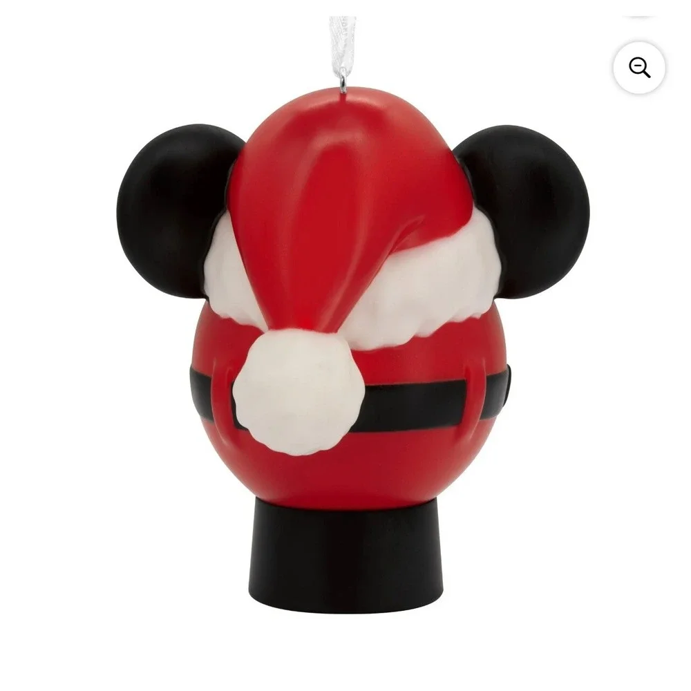 Hallmark Disney Santa‎ Mickey Mouse Light Up Ornament New Rare HTF